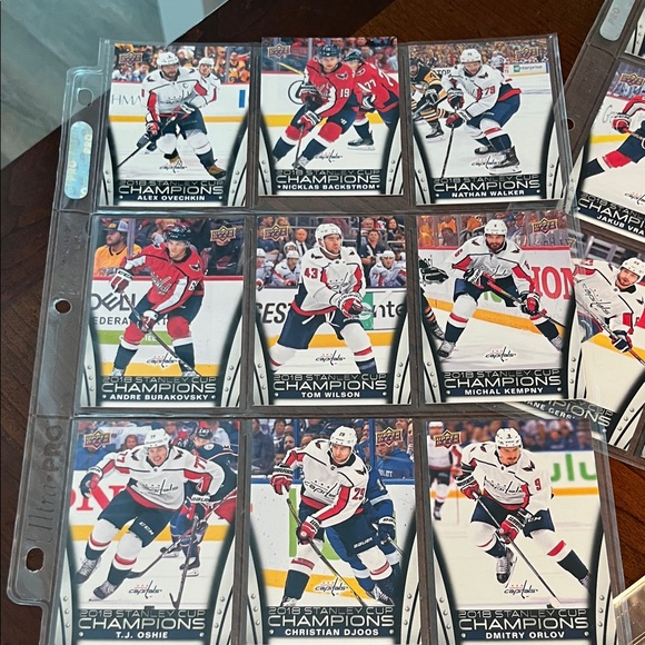Washington Capitals 2018 Stanley Cup Champions Book/Player Cards by Upper Deck - Picture 9 of 13